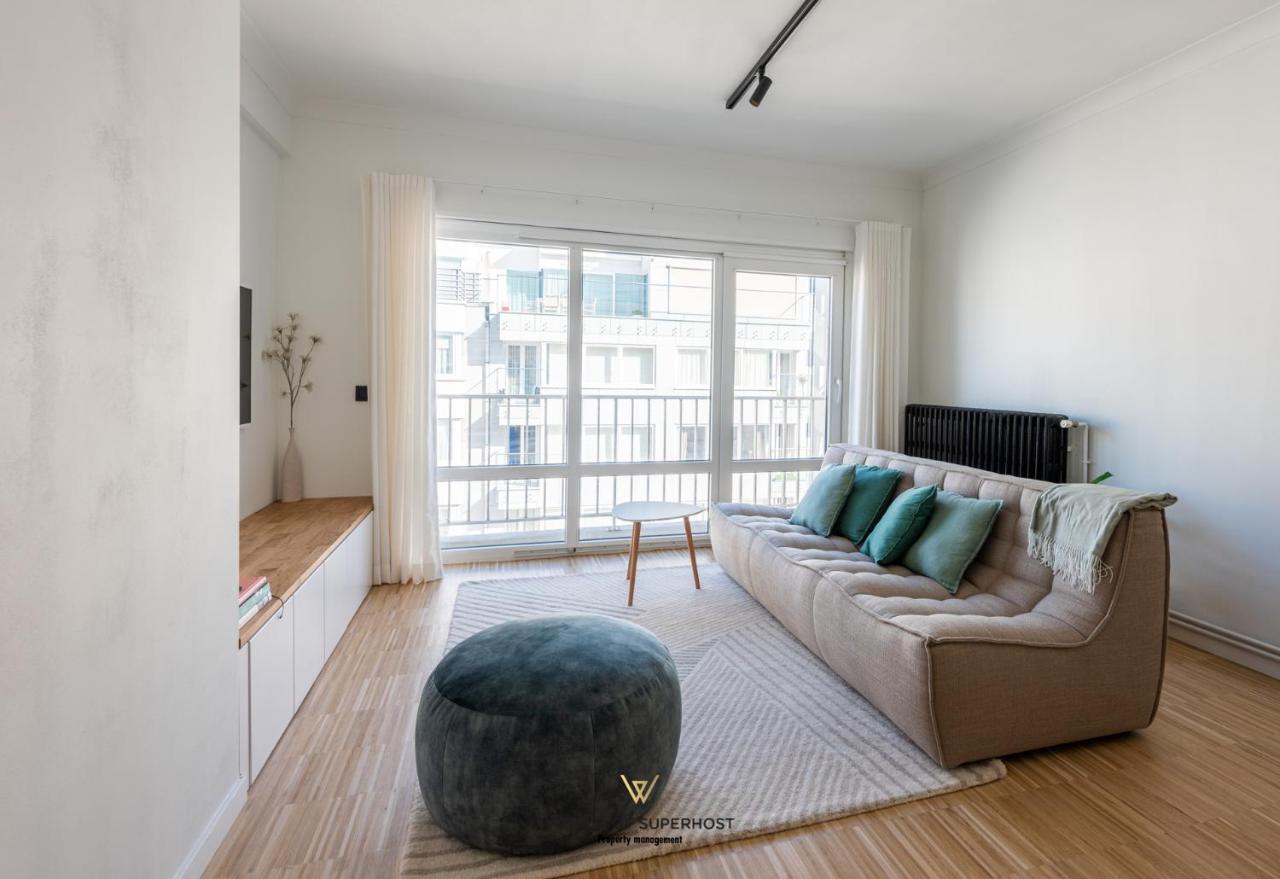 Luxurious Apartment Next To The Sea And City Centre With Free Parking Space Oostende Buitenkant foto